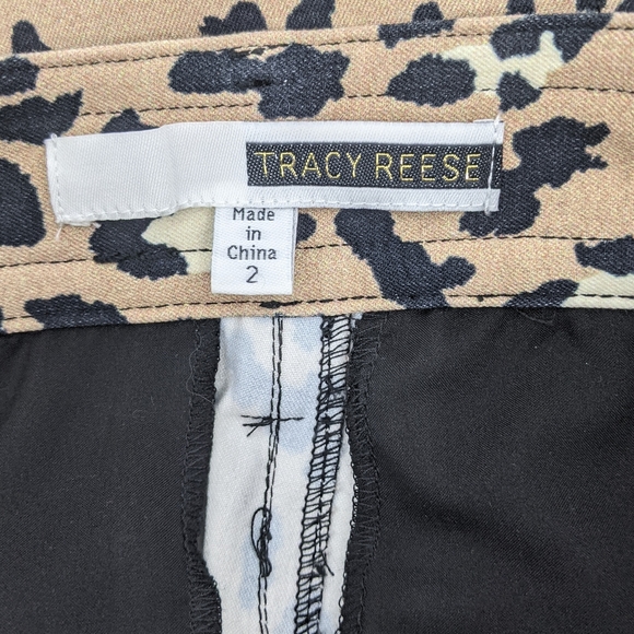 Tracy Reese Leopard High Wasited Straight Skirt - Picture 7 of 8